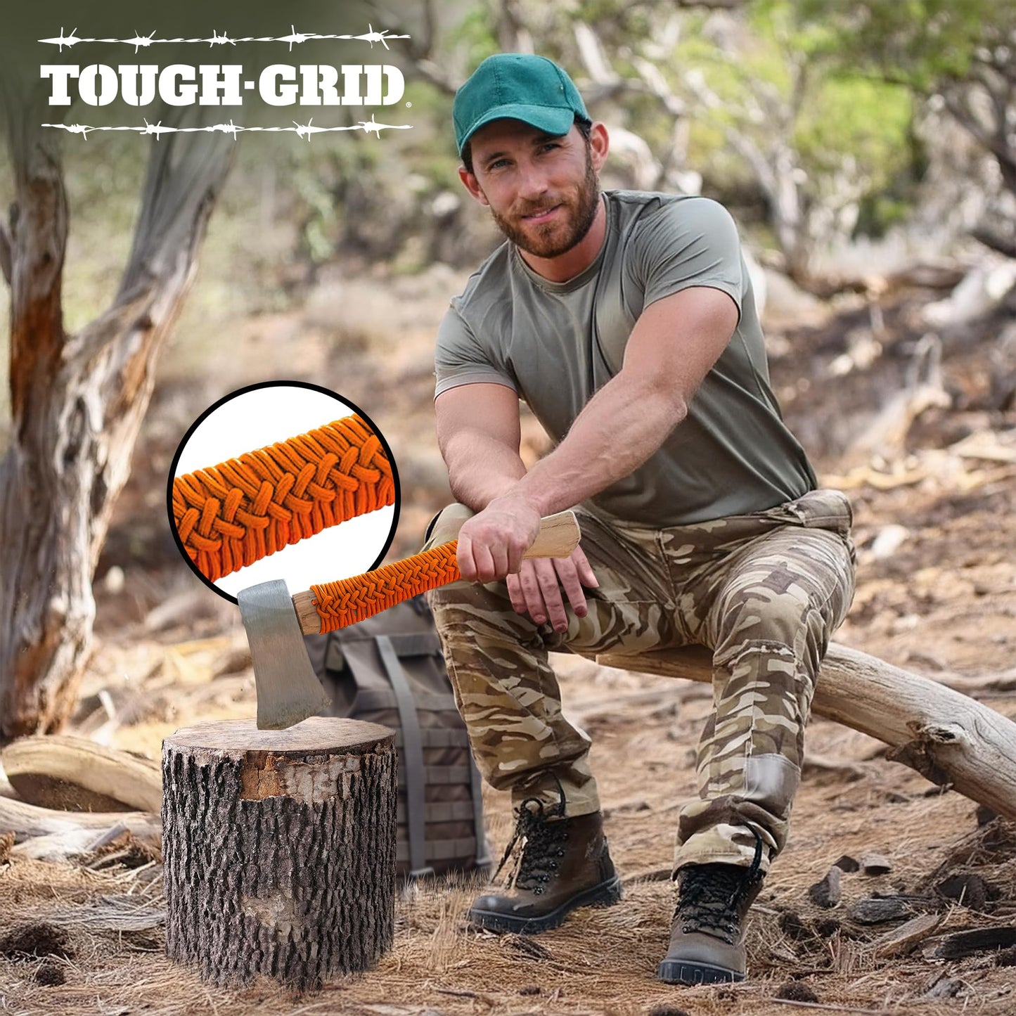 TOUGH-GRID Premium Gold 550 Paracord/Parachute Cord - 100% Nylon Mil-Spec Type III Paracord Rope Used by The US Military, Great for Bracelets and Lanyards, Tactical Paracord 50Ft. - Gold
