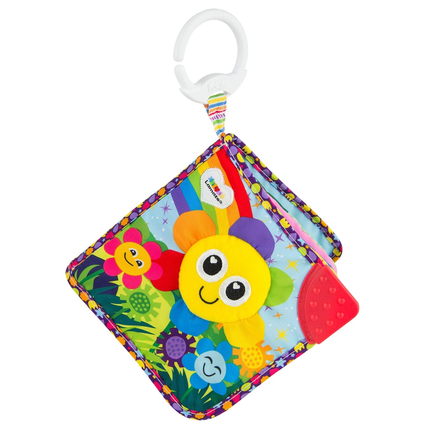 Lamaze Fun with Colors Soft Baby Book - High Contrast Baby Book with Crinkly Cloth Pages - Sensory Books for Babies Ages 6 Months and Up