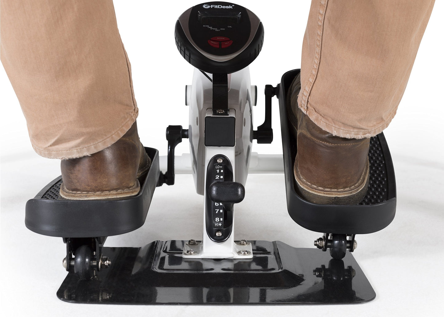 FitDesk Under Desk Elliptical Trainer - Elliptical Bike Pedal Machine for Home Use or Office