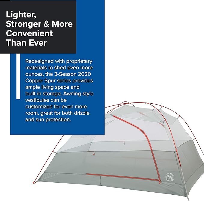 Big Agnes Copper Spur HV UL3 Tent: 3-Person 3-Season