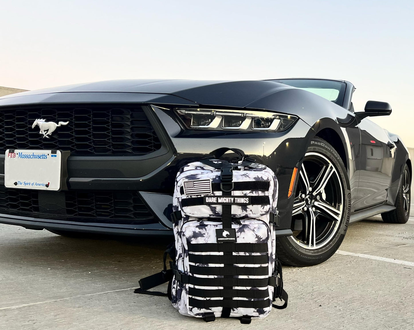AMERICANPHOENIX 45L Elite Tactical Backpack | 3X Stronger Work & Military Backpack | Water Resistant and Heavy Duty | 3 Day MOLLE Bug Out Bag (Black Ice)