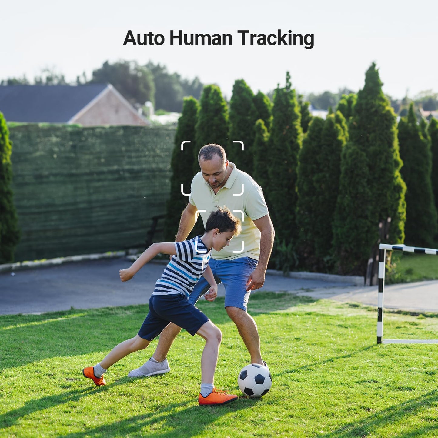 ANSQUE Security Cameras Wireless Outdoor Home System, 2 Camera Kit, No Subscription Fees, Solar Powered, Local Storage, 365-Day Battery Life, 360°PTZ Surveillance, Auto Tracking, 2K Color Night Vision