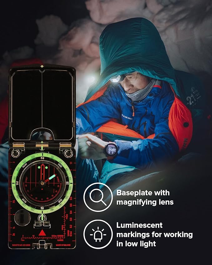 SUUNTO MC-2 Compass: Top-of-The-line Compass for Professionals & serious Hikers
