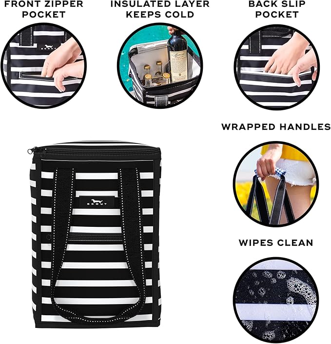 SCOUT Pleasure Chest - Soft, Lightweight, Insulated Cooler, Fits 5 Wine Bottles, Cooler for Beach, Pool, Boat, and Picnics