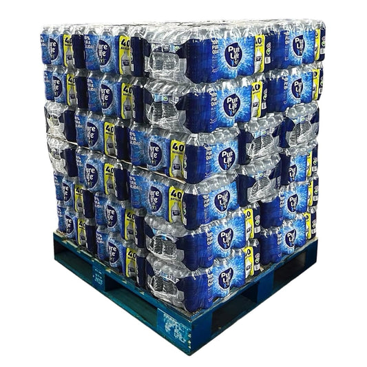 Pure Life Purified Water 16.9 oz, 40 bottles cases, total 48 cases (1920 bottles)