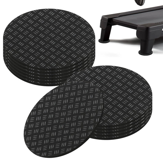12Pcs Treadmill Mat Pads Anti-Slip Treadmill Pad Washing Machine Pad Noise Reduction Furniture Pads for Floor Protection Chair Legs Furniture Exercise Bike Home Gym Station 10 * 10 * 0.5cm