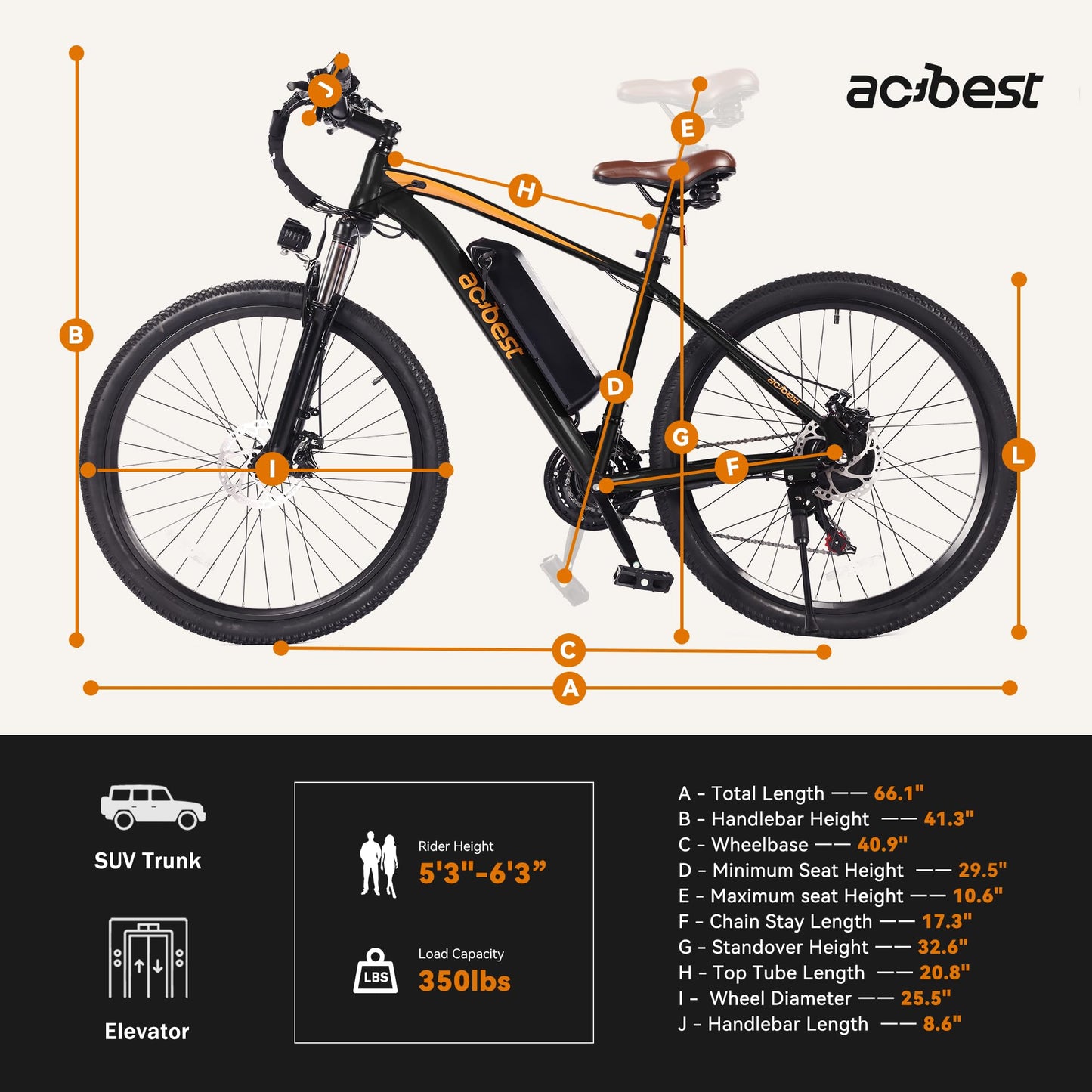 ACTBEST Apex Electric Bike for Adults, 26" 1000W Peak Electric Mountain Bike, 22MPH Top Speed, Max Range 55+ Miles, 48V Removable Battery, 21-Speed Lightweight E-Bike, BLack1