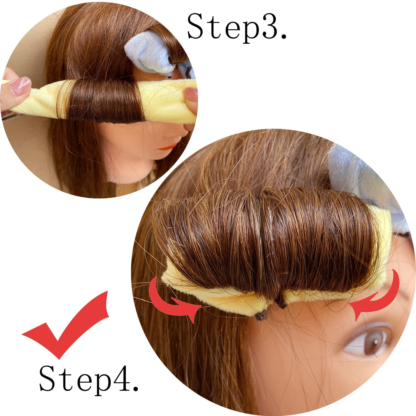 Aimin Hair Heatless Curlers, Soft Foam Hair Curlers To Sleep Tn, Satin No Heat Hair Curlers For Long Hair, Sponge Overnight Heatless Curls Hair Rollers (30 pcs, candy color) … …