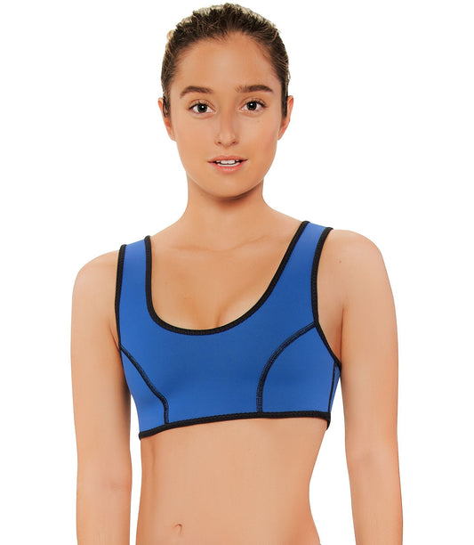 Akela Surf Pro Bikini Top, Blue, Small