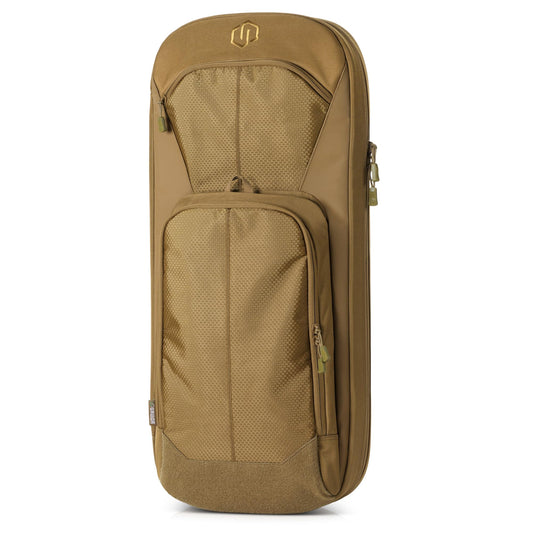 Savior Equipment Specialist Series Covert Tactical Gun Bag Backpack Soft Case with Compartment, Perfect Bug Out Truck Bag, MOLLE Panel, 30 Inch Flat Dark Earth Tan