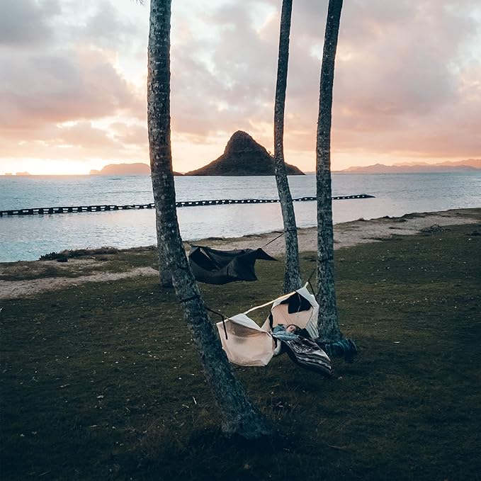 Haven Tents Lay Flat Hammock Tent - Waterproof Tent & Camping Hammock with Mosquito Net - Includes Insulated Pad and Rainfly - Haven Tent, Haven XL, Haven Safari