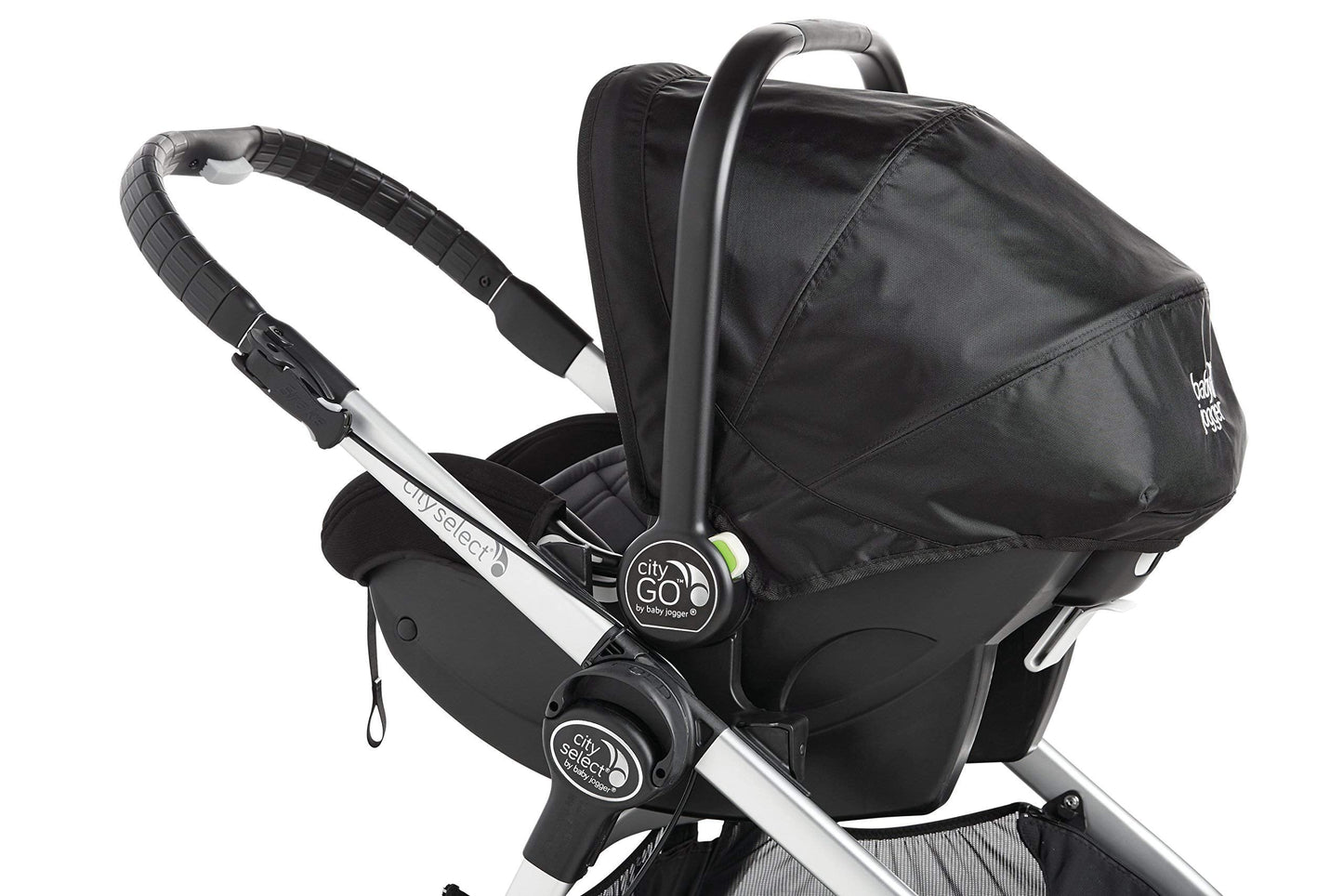 Baby Jogger Car Seat Adapter for City Select Stroller + City Select LUX Stroller, Black - Compatible with Graco and Baby Jogger Car Seats