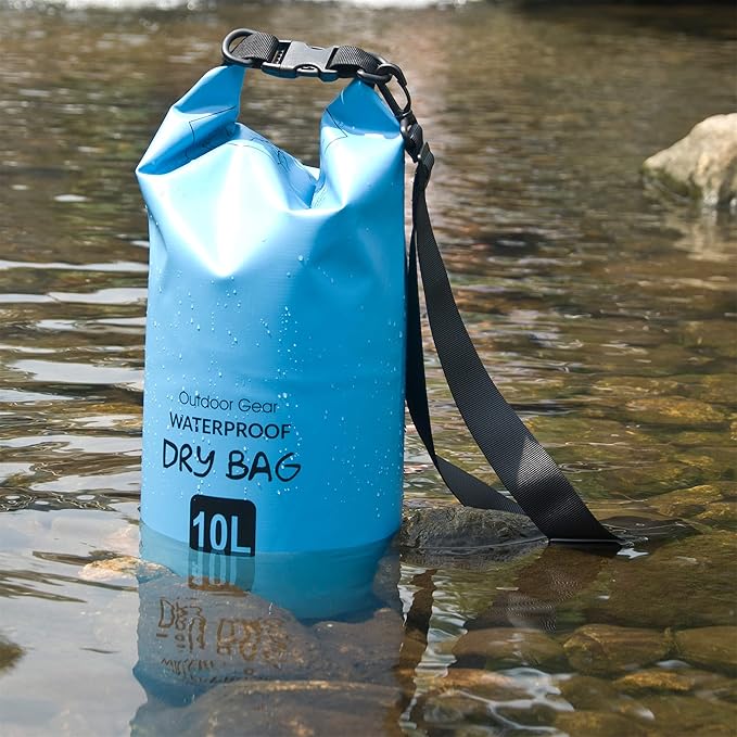 Waterproof Dry Bag Backpack 5L/10L/20L/30L/40L, Roll Top Floating Waterproof Storage Bags for Kayaking, Boating, Swimming, Hiking, Camping and Fishing