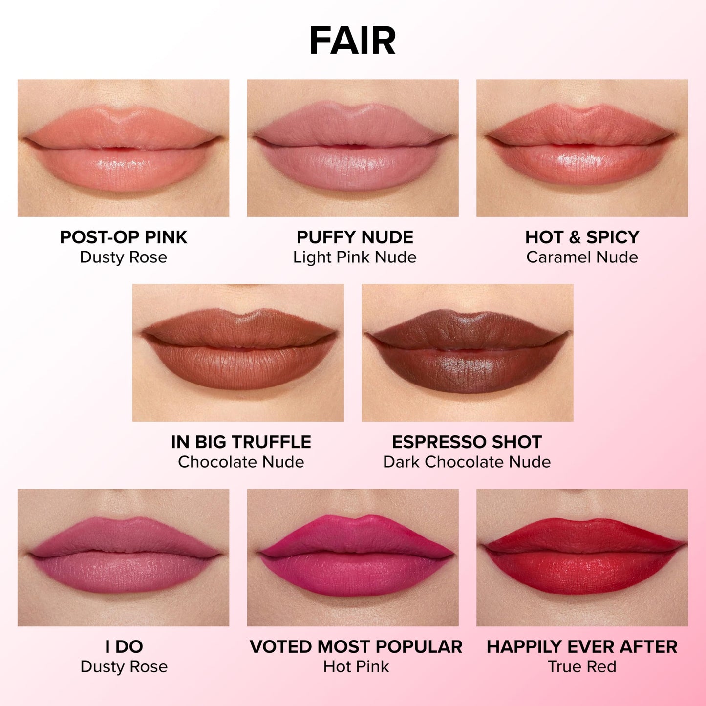 Too Faced Lip Injection Extreme Lip Shaper Plumping Lip Liner | Long Lasting + Smudge Proof, Post-Op Pink