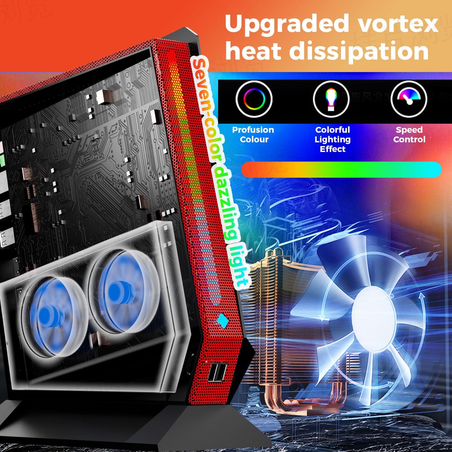 Mini Gaming PC, Intel 13Th Gen Core i9-13900HK, NVIDIA RTX 4060 Discrete Graphics Mini Desktop Computer, 32GB DDR5 RAM, 1TB PCIe G4x4 NVMe SSD, RGB Lights, Triple Display, WiFi 6E BT 5.3, Win 11 Pro