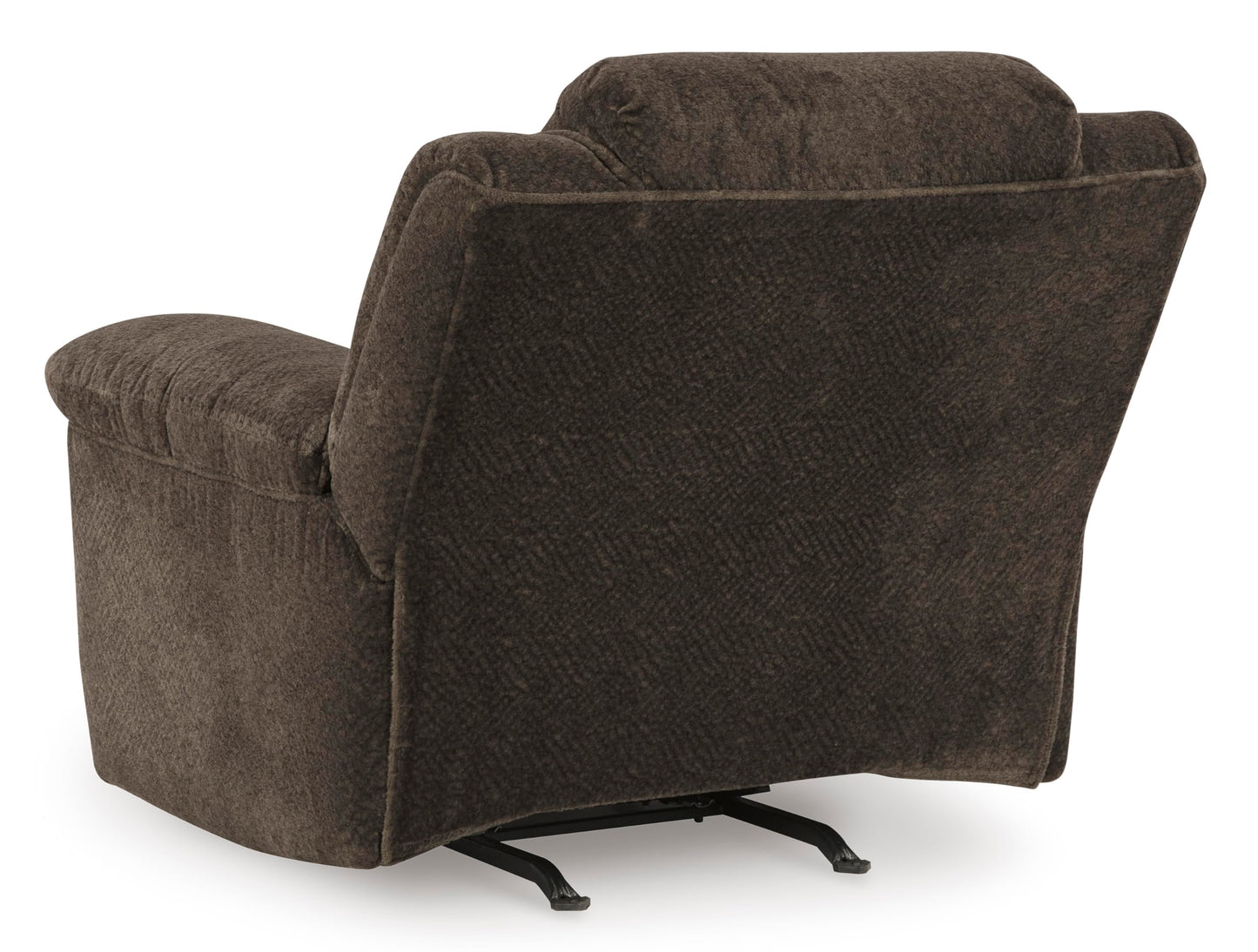 Signature Design by Ashley Frohn Urban Manual Rocker Recliner with Pillow-Top Arms, Dark Brown
