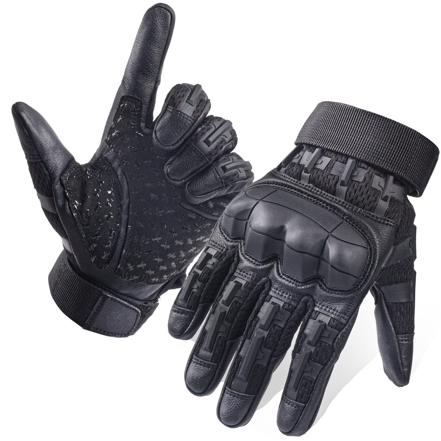 FUYUANDA Outdoor Gloves for Men Touchscreen Full Finger Motorcycle Winter Gloves for Cycling Motorbike Hiking Camping