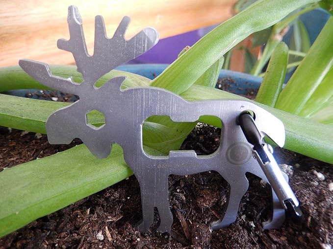 UST Tool-a-Long Multi-Tool Carabiners with Durable, Compact Stainless Steel Construction for Hiking, Kayaking, Camping, Travel and Outdoor Survival