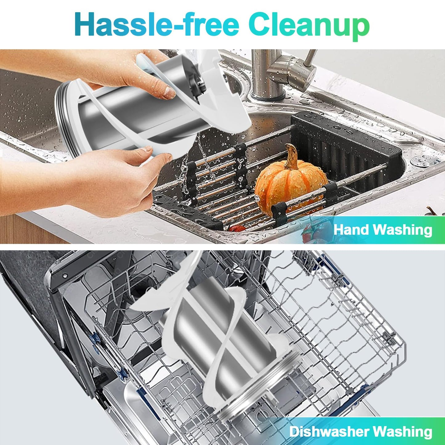 Slushie Machine for Home, 2025 Upgrade Ice Cream Maker Frozen Drink Maker, 68oz No Ice Need Slushy Machine with 5 Preset Programs for Margaritas, Frappés, Milkshakes, Smoothies & Ice Cream