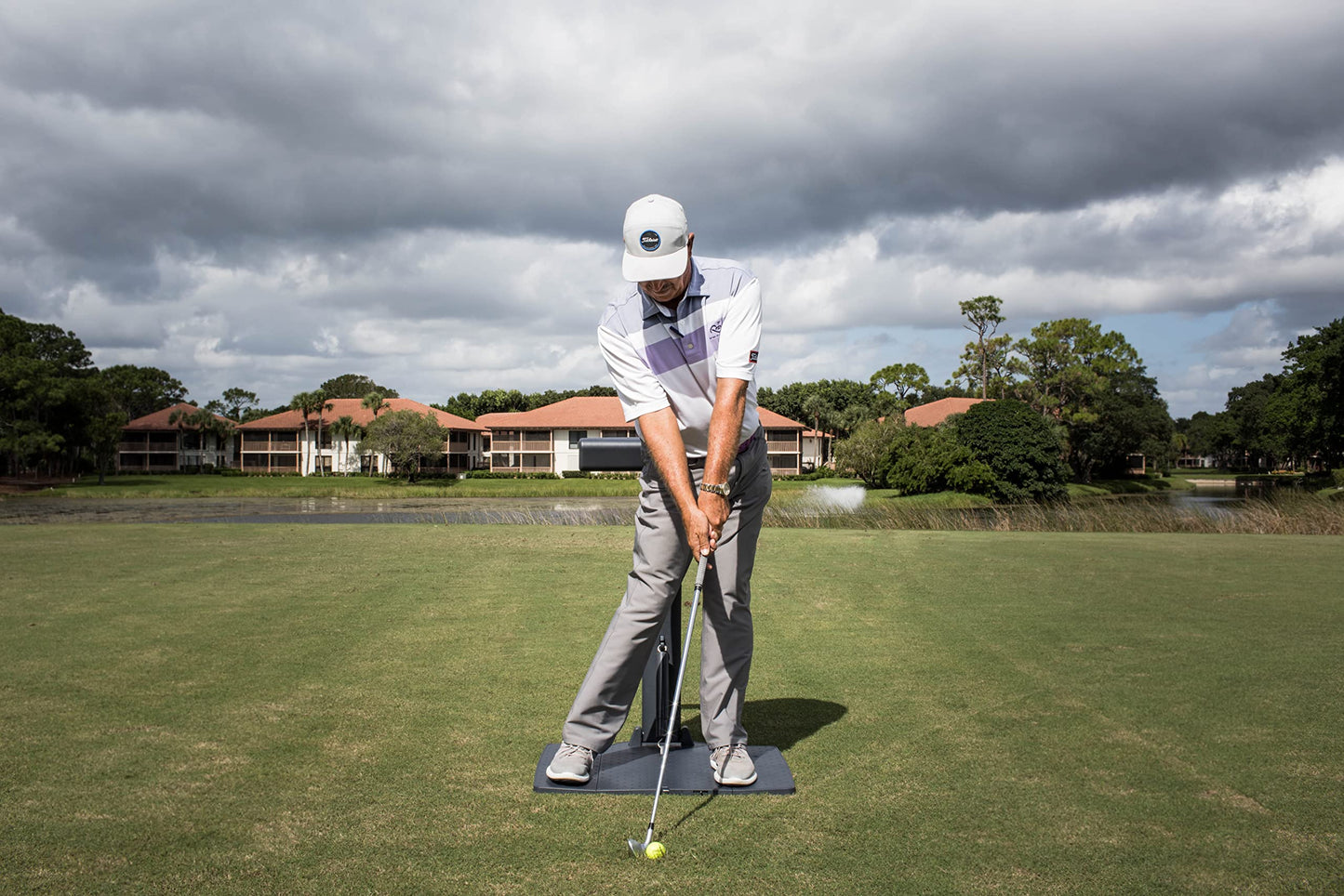 Birdie Town Golf Posture Pod - Golf Swing Trainer for Players of All Levels & Abilities - Improve Your Golf Game with The Posture Corrector - Made for Tour, Pro & Amature Golfers - for Men & Women