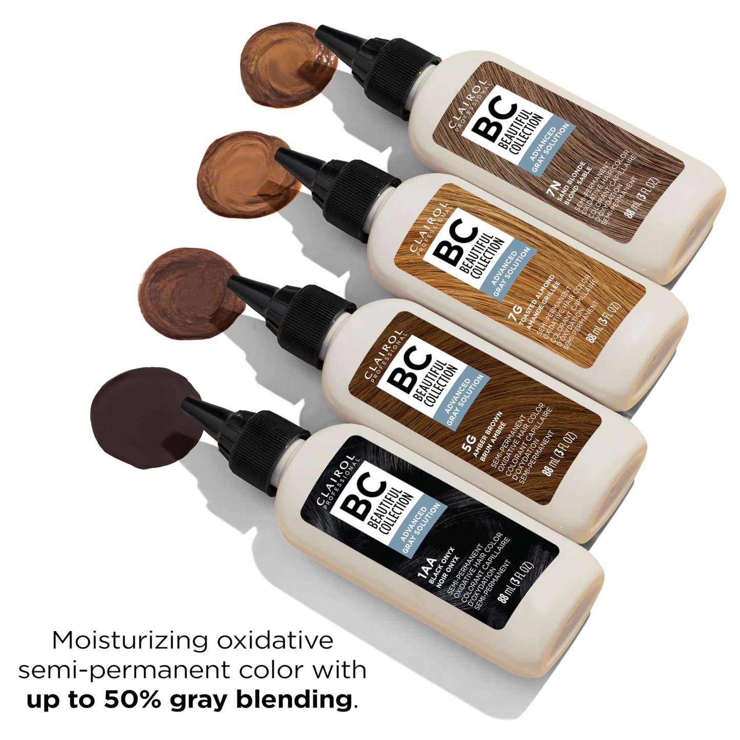 Clairol Professional Beautiful Collection Advanced Gray Solutions, 7G Toasted Almond, 3 oz.