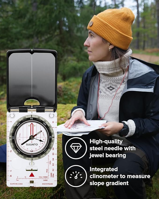 SUUNTO MC-2 Compass: Top-of-The-line Compass for Professionals & serious Hikers
