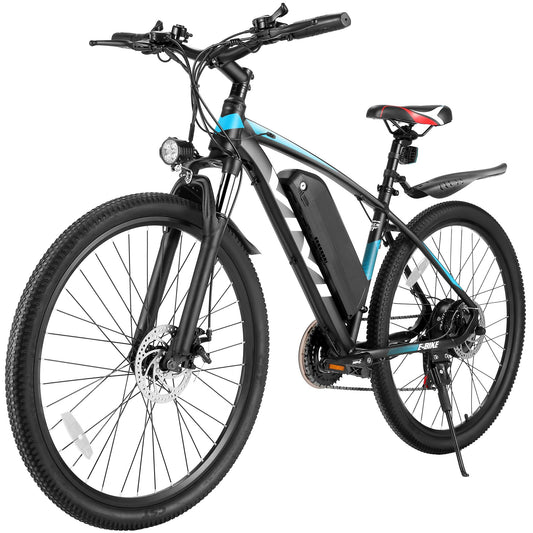 Vivi Electric Bike, 27.5" Electric Bike for Adults, Peak 1000W Ebike 22MPH Electric Mountain Bike with 48V 499.2WH Battery, Up to 50 Miles, 21 Speed Adult Electric Bicycles, UL 2849 Certified