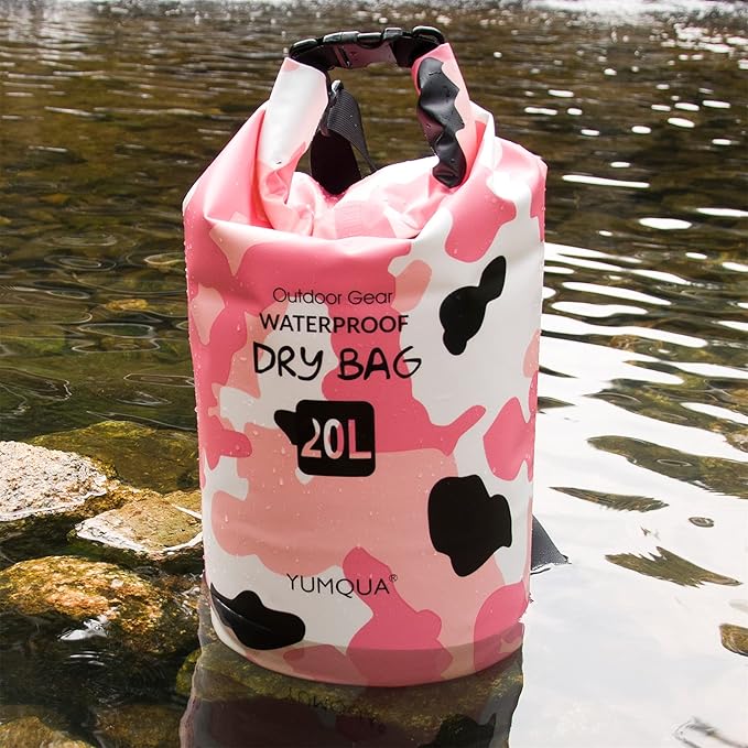 Waterproof Dry Bag Backpack 5L/10L/20L/30L/40L, Roll Top Floating Waterproof Storage Bags for Kayaking, Boating, Swimming, Hiking, Camping and Fishing