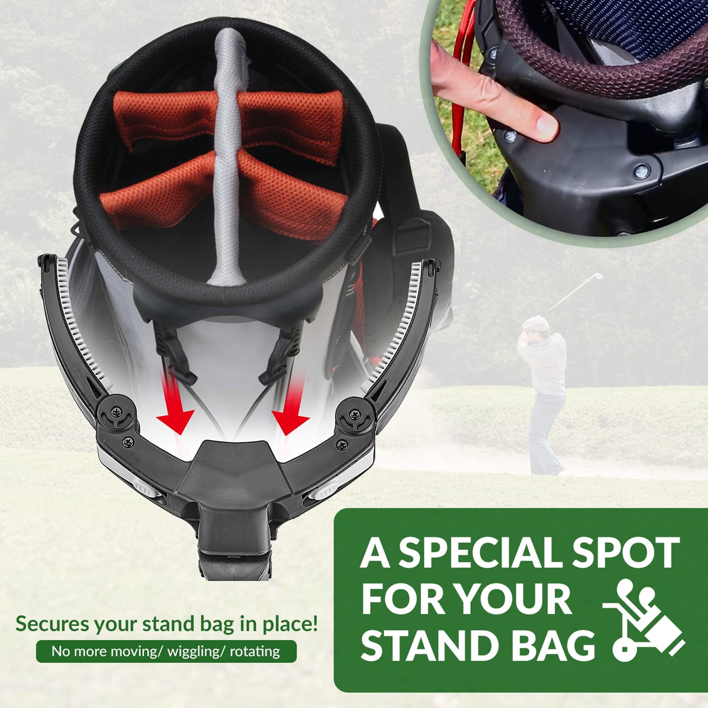Caddytek CaddyLite EZ Fold V8 Golf Push Cart – Lightweight 3-Wheel Collapsible Trolley with Folding Button, Cooler Basket, Umbrella & Phone Holder, Magnetic Pad, Bag Straps