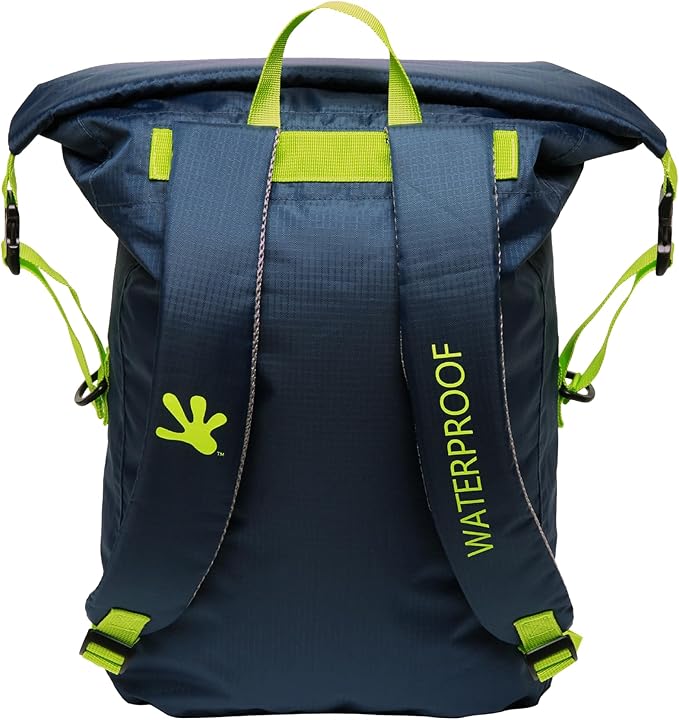 geckobrands Lightweight 30L Waterproof Backpack - Lightweight Watertight Outdoor Bag Hiking Traveling Light Water Activities