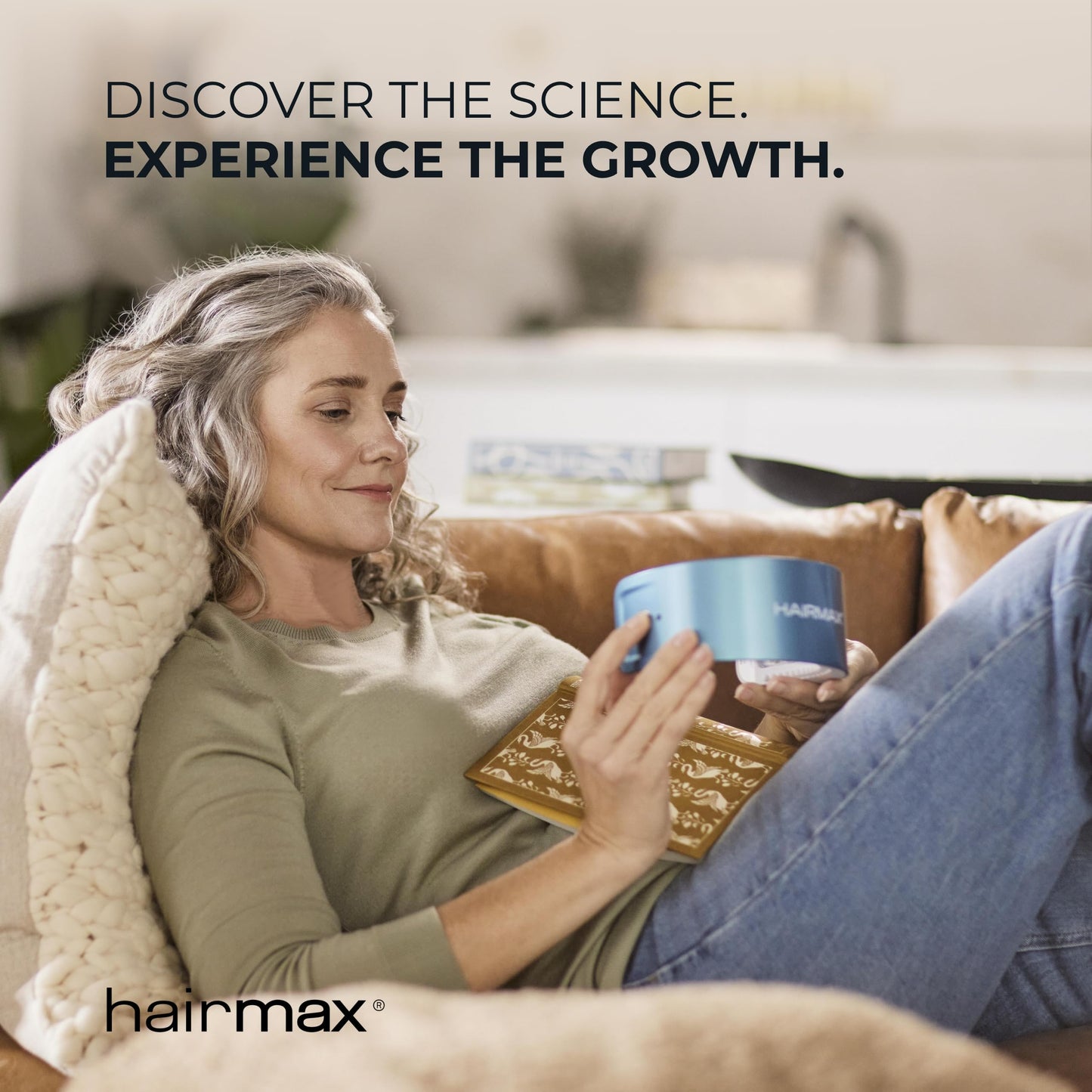 Hairmax RegrowMD - FDA Cleared Laser Hair Growth Cap Device - Thinning Hair Loss Treatment for Men & Women - Scalp Health Improvement - 30 Minute Sessions - Red Light Therapy - Fits Most Heads