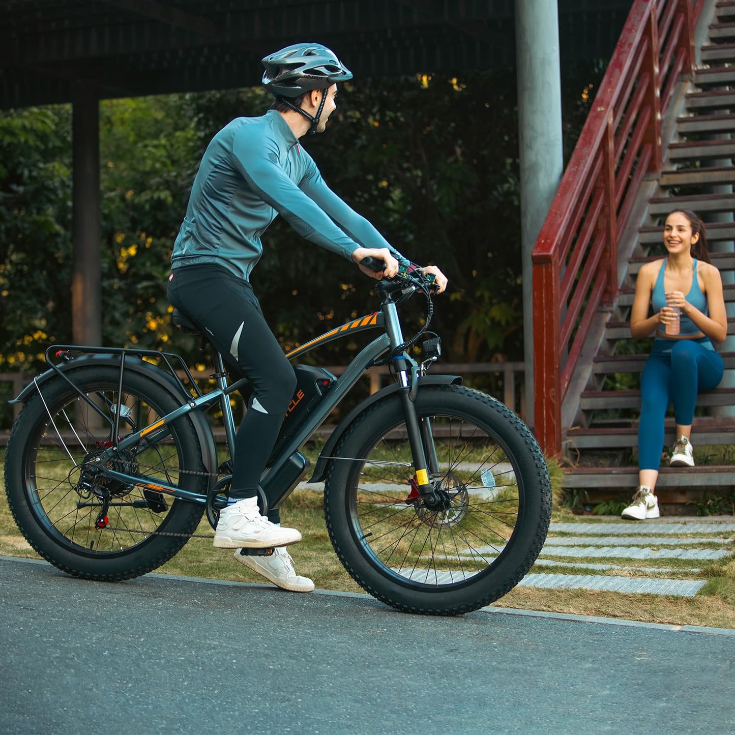 Electric Bike for Adults - Peak 1000W E Bikes -Fat Tire Electric Bicycle Up to 30MPH 60+ Miles with 48V 18.2AH Removable Battery - 26" Electric Mountain Bike Features 7-Speed, Hydraulic Disc Brake