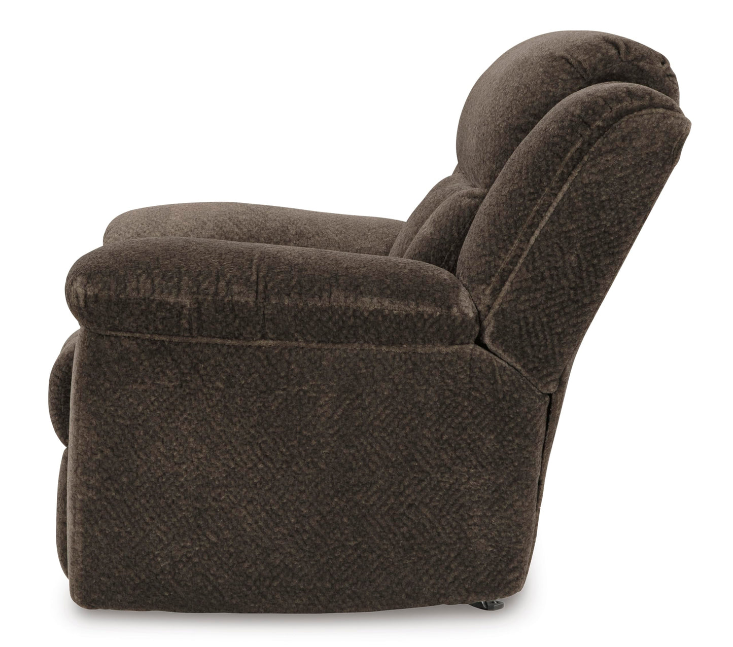 Signature Design by Ashley Frohn Urban Manual Rocker Recliner with Pillow-Top Arms, Dark Brown