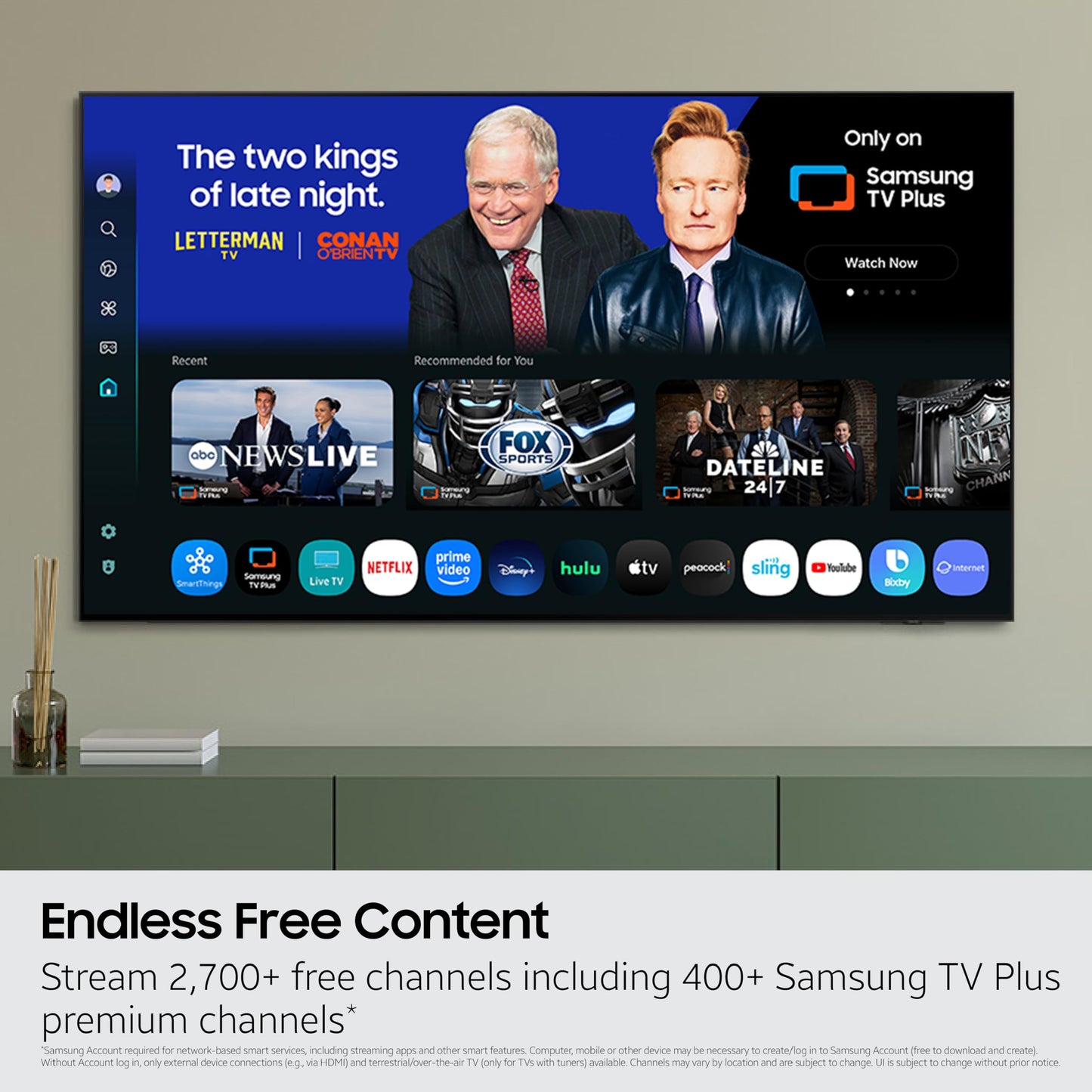 Samsung 65-Inch Class OLED S90F 4K Smart TV (2025 Model) NQ4 AI Gen3 Processor, 4K AI Upscaling Pro, OLED HDR +, Motion Xcelerator 144Hz, Samsung Vision AI, Alexa Built-in