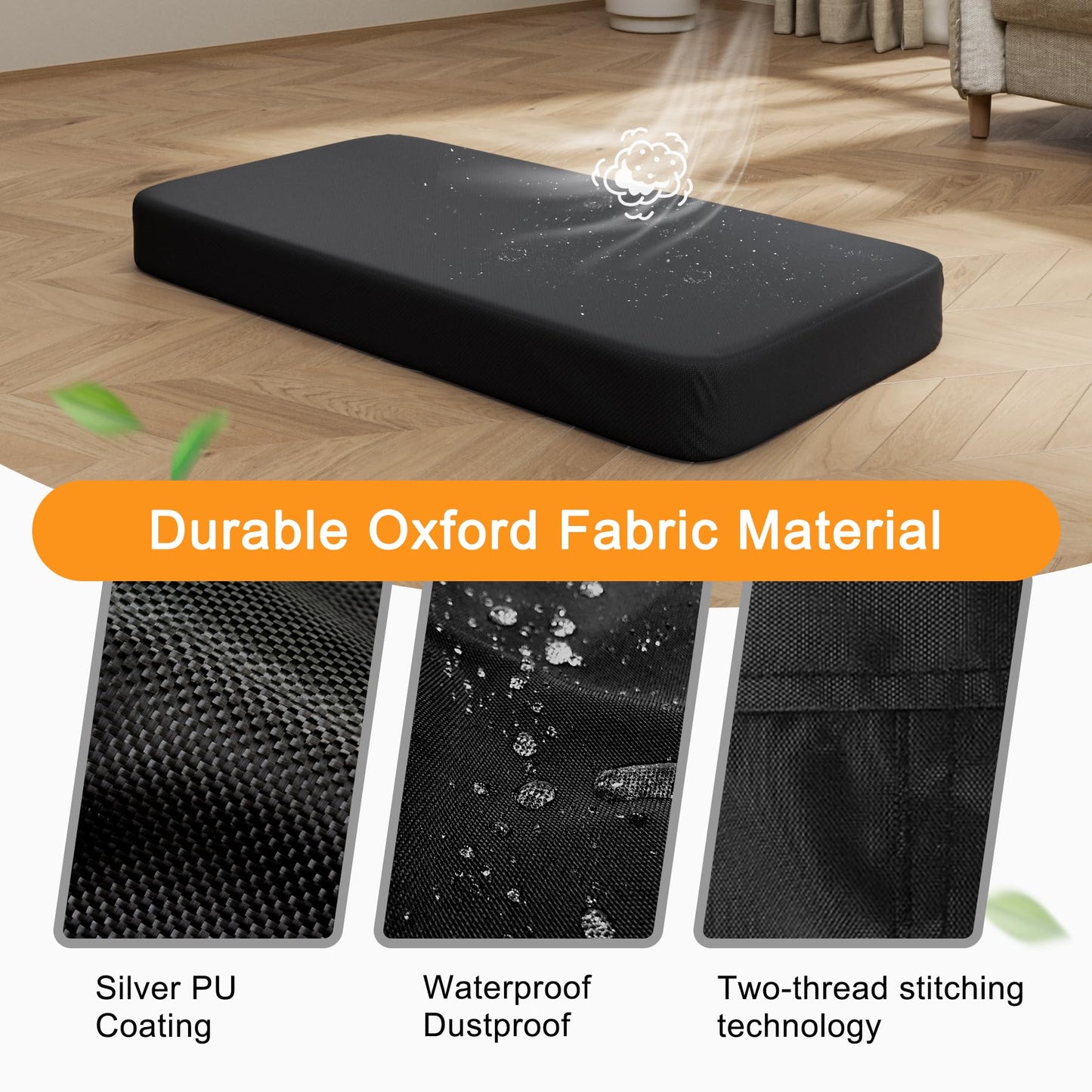 Walking Pad Cover, Under Desk Treadmill Coverfor Home, Waterproof and Dustproof Under Desk Treadmill Cover Fit for 48-56 in Portable Folding Treadmill and Office Under Desk Walking Treadmill