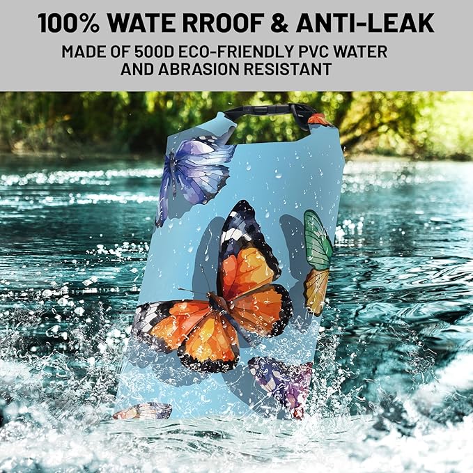 Waterproof Dry Bag,Roll Top Waterproof Backpack 2L/5L/10L/20L/30L/40L Floating Lightweight Bags for Kayaking, Boating, Fishing, Swimming Camping