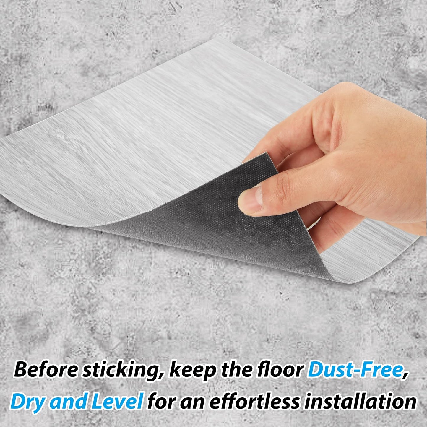 AKOLAFE Thicken 36 Sheet Vinyl Flooring 12x12 Peel and Stick Floor Tile Waterproof Clearance Vinyl Floor Tiles Vert Wood Grey Self Adhesive Floor Tiles Sticky Laminate Flooring for Kitchen Basement RV