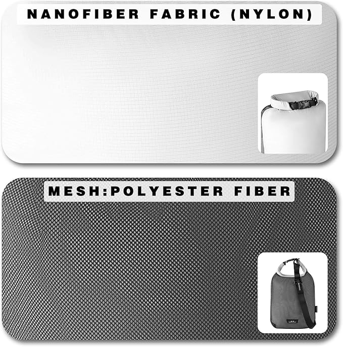 Waterproof dry sack Lightweight Dry Bag Soft and comfortable stuff sacks for backpacking Rafting Boating Camping（4L,8L） (Grey, 4L 8L)