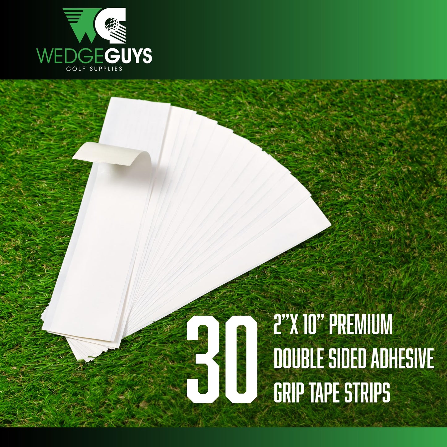 Wedge Guys Golf Grip Kits for Regripping Golf Clubs - Professional Quality - Options Include Hook Blade, 15 or 30 Golf Grip Tape Strips, 5 or 8 oz Golf Grip Solvent & Rubber Vise Clamp