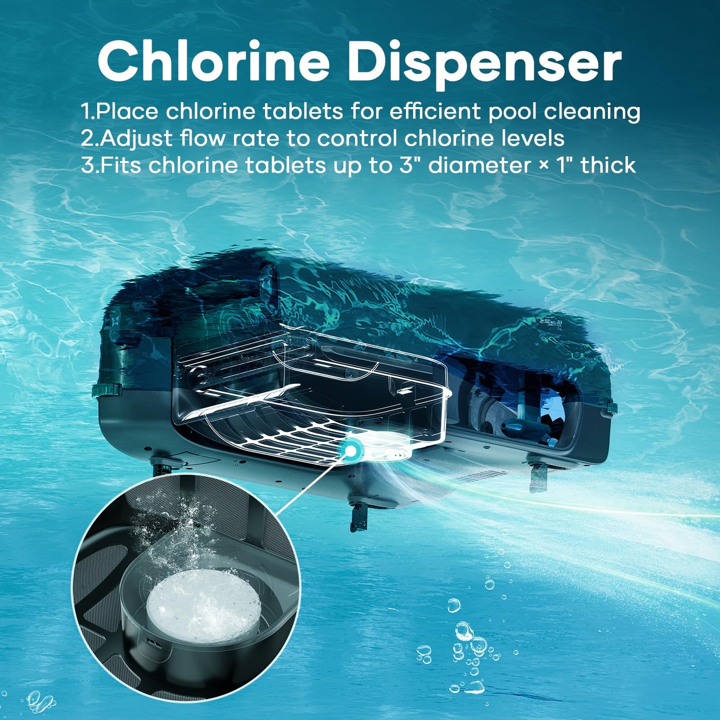 AIPER Surfer S2 Robotic Solar Pool Skimmer with APP Support, 24/7 Cleaning, Dual Charging Modes, Smart Obstacle Avoidance, Ideal for Most Swimming Pool Types