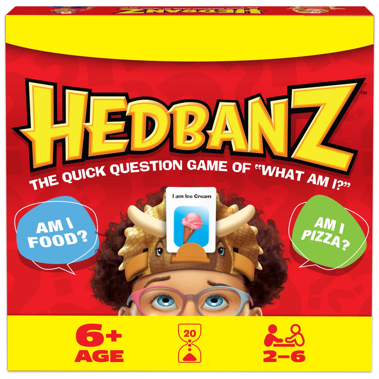 Spin Master Games, Hedbanz 2023 Edition with New Cards, Picture Guessing Board Game, for Family & Kids, 2-6 Players, for Ages 6 & Up