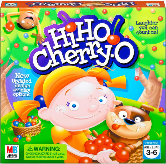 Hasbro Gaming Hi Ho Cherry-O Board Game for 2 to 4 Players Kids Ages 3 and Up (Amazon Exclusive)