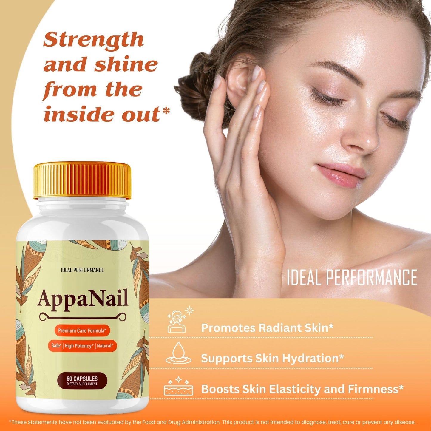 AppaNail Capsules, AppaNail Supplement Pills for Healthy Nail Support - Maximum Strength, All Natural Formula for Nail Growth and Resilience - Daily Nail Care Supplement Reviews (5 Pack)