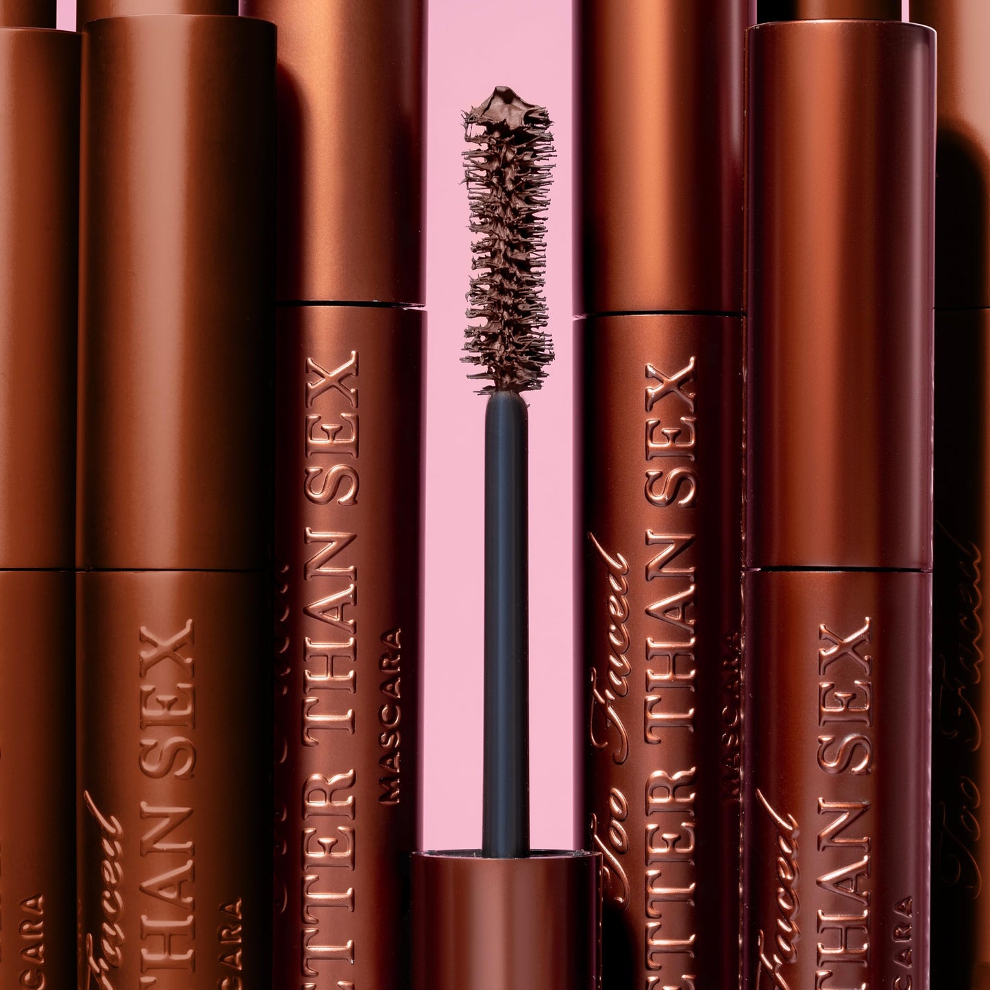 Too Faced Better Than Sex Volumizing Mascara | Dramatic Volume, Length + Peptides Help Condition Lashes, 0.27 Fl Oz, Chocolate