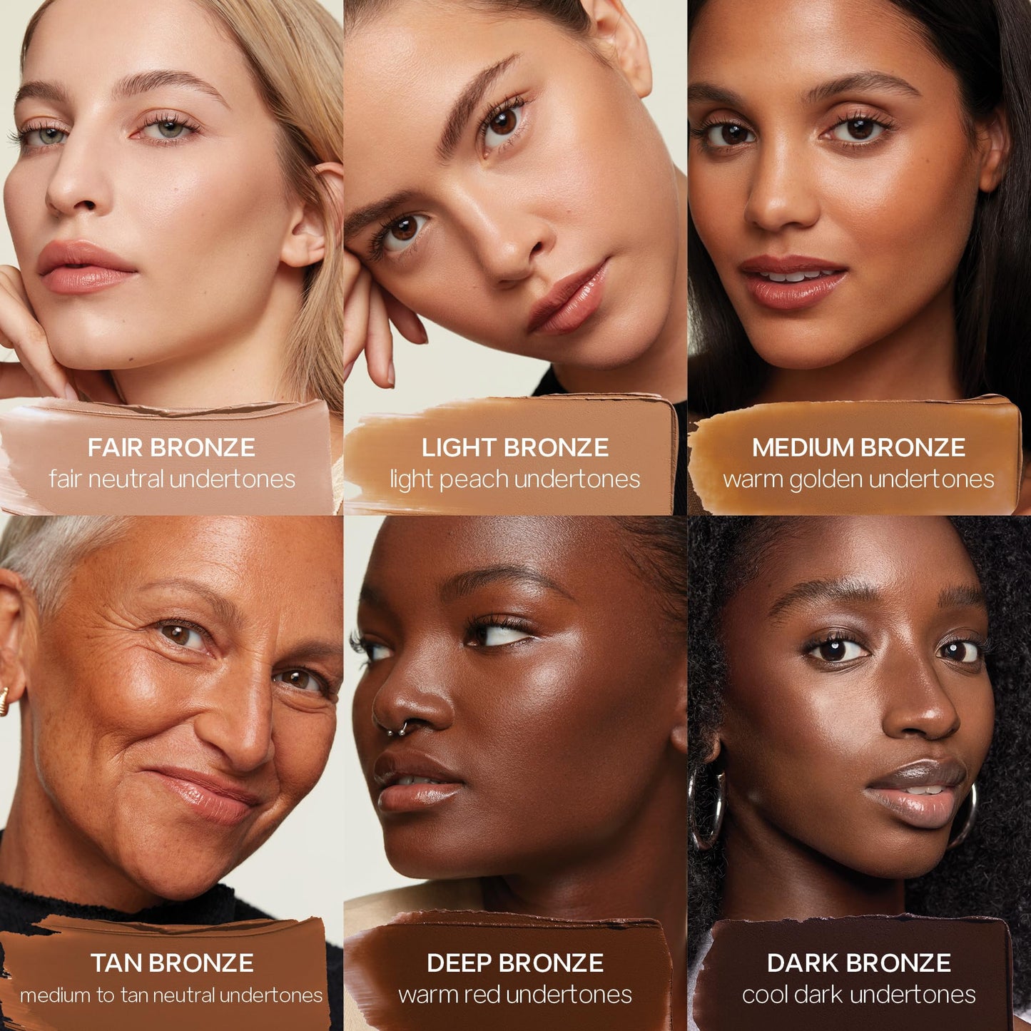 Saie Sun Melt Bronzer - Buildable Cream-Balm Bronzer For Face Sculpting - Cream Contour with Velvet Finish - Dark Bronze (1 oz)
