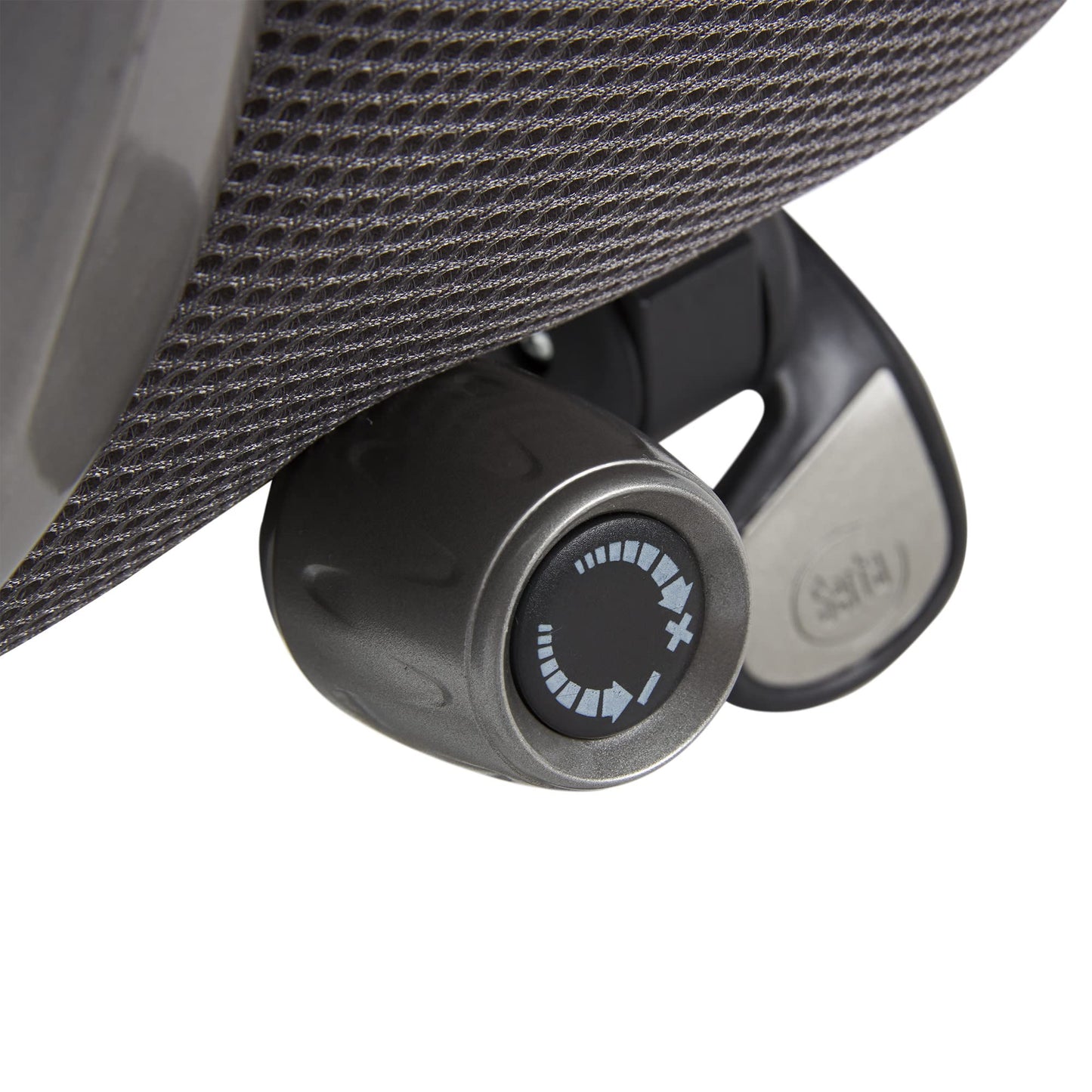 Serta Lautner Executive Home Office Desk Chair, Ergonomic High-Back with Adjustable Lumbar & Body Pillows, SmartLayers and ComfortCoils Technology, Mesh and Bonded Leather, Black/ Gray