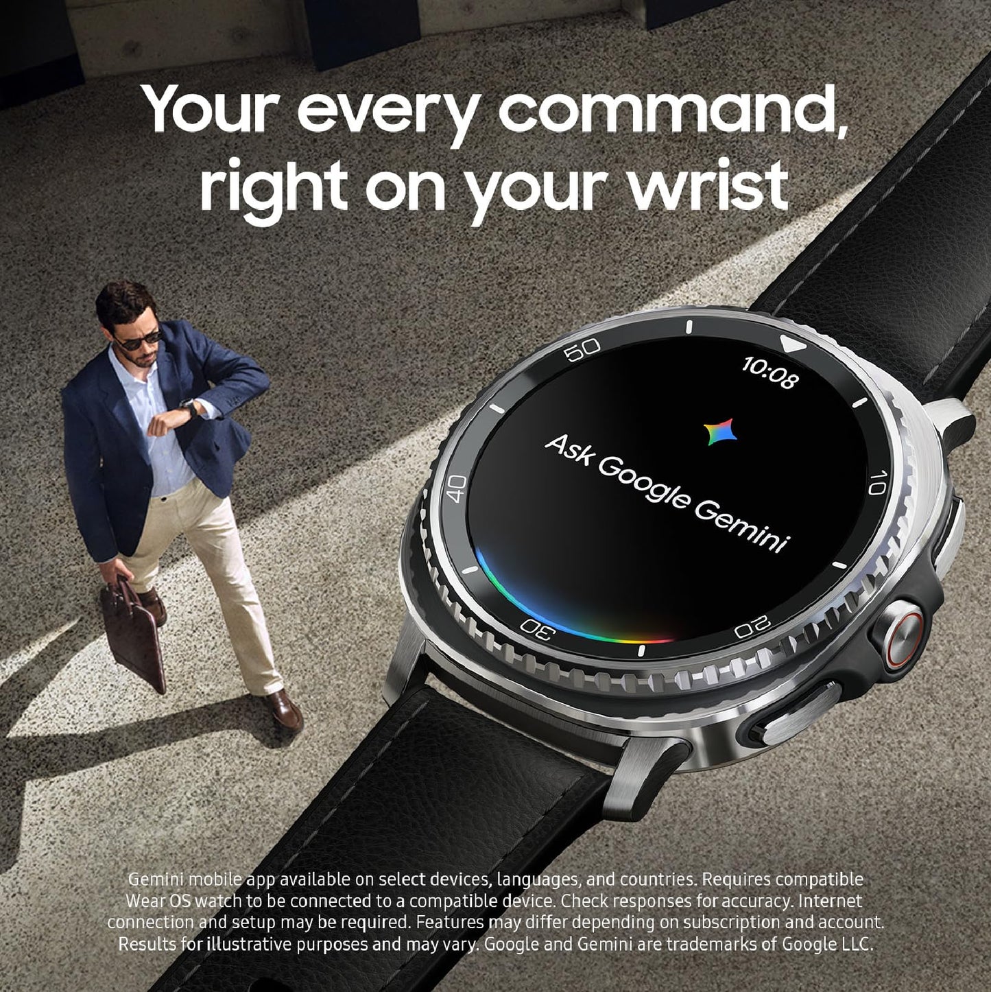 Samsung Galaxy Watch 8 Classic (2025) 46mm LTE Smartwatch, Cushion Design, Rotating Bezel, Quick Button, Sleep Coaching, Running Coach, Energy Score, White [US Version, 2 Yr Warranty]