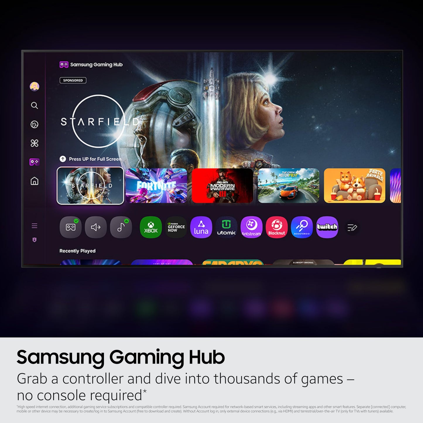 Samsung 65-Inch Class OLED S90F 4K Smart TV (2025 Model) NQ4 AI Gen3 Processor, 4K AI Upscaling Pro, OLED HDR +, Motion Xcelerator 144Hz, Samsung Vision AI, Alexa Built-in