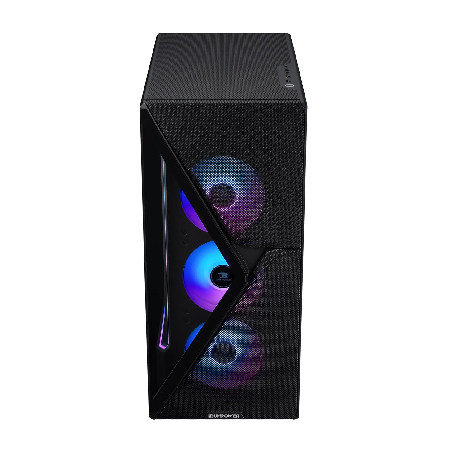 iBUYPOWER Slate MESH Gaming PC Desktop Computer Intel Core i7 14700F CPU, NVIDIA GeForce RTX 5070 12GB GPU, 32GB DDR5 RGB 5200MHz RAM, 1TB NVMe SSD, Windows 11 Home, Keyboard and Mouse - SMI7N5701