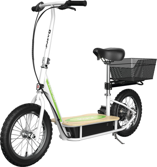 Razor EcoSmart Metro Electric Scooter Chain-Driven Motor - White - FFP